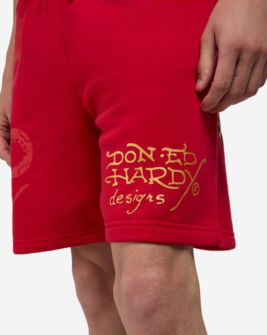 Panther Jaguar Fleece Shorts