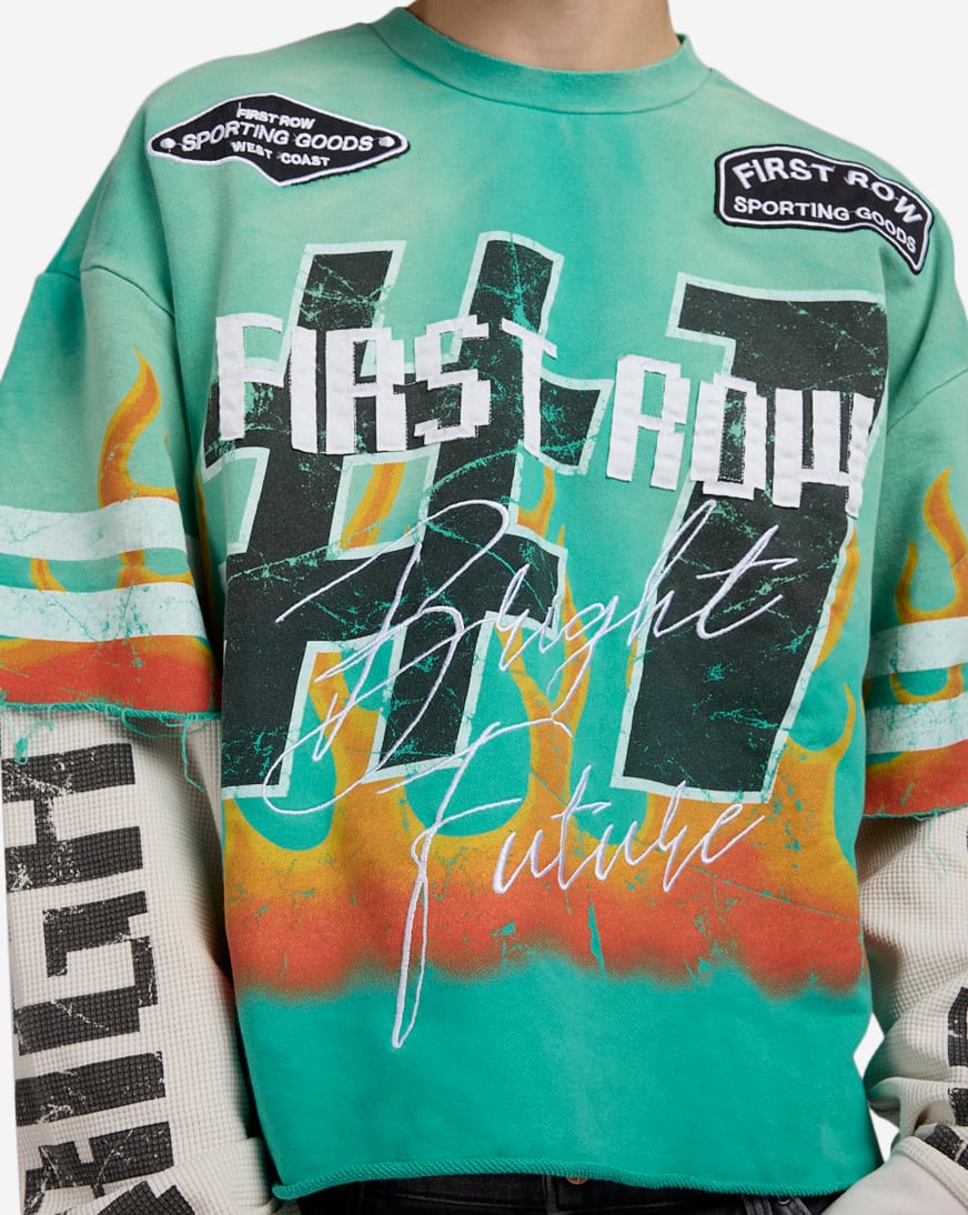 Bright Future Long Sleeve 2Fer Tee