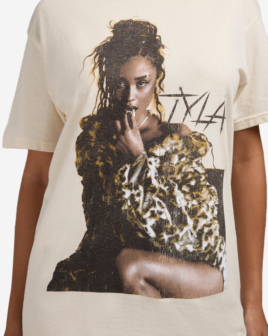 Tyla Cheetah Coat Tee
