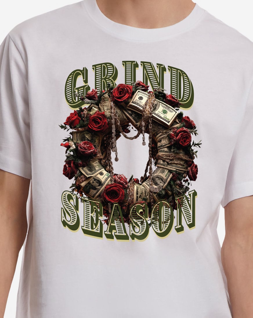 Grind Season Wreath Tee