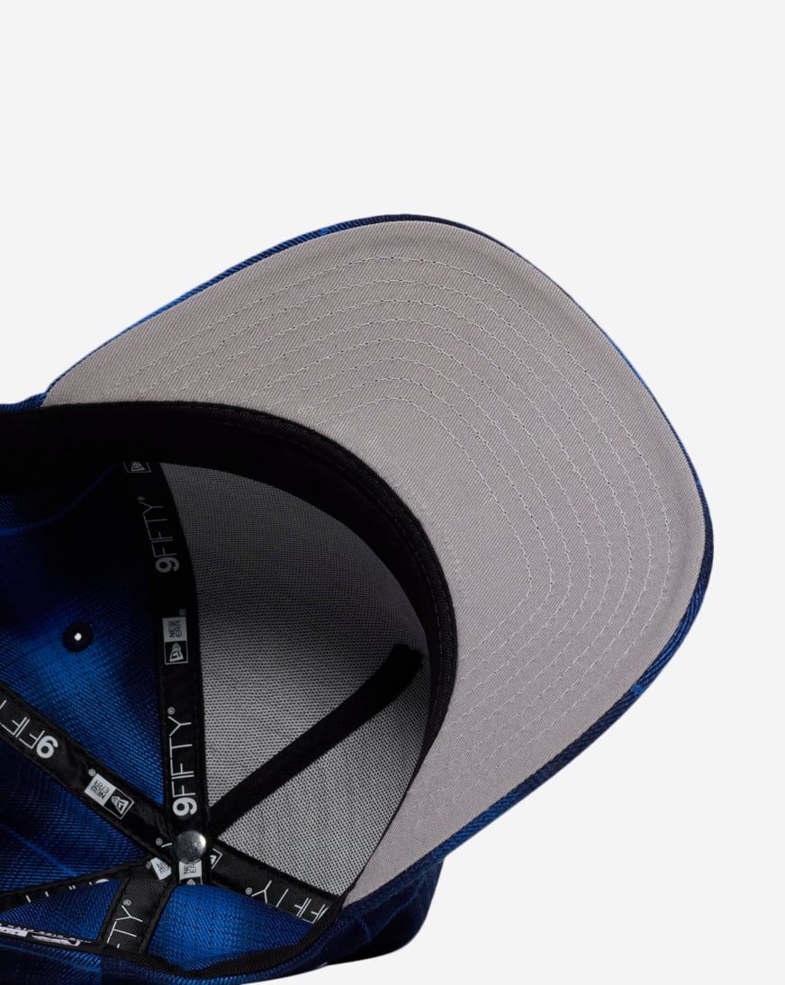 9Fifty Los Angeles Dodgers Plaid A-Frame Snapback Hat
