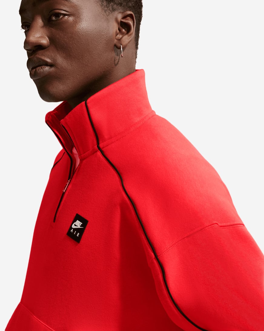 Air Fleece Quarter-Zip Top