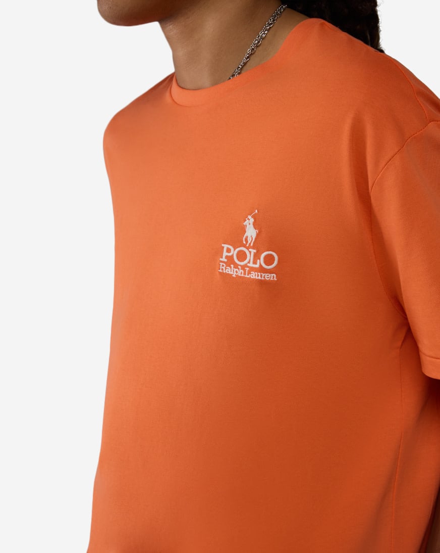 Jersey Knit Graphic Polo T-Shirt