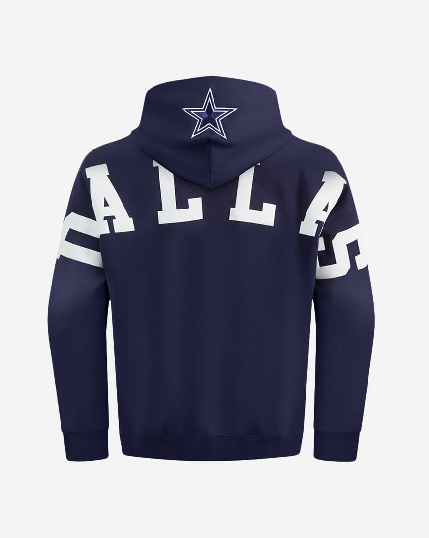 Dallas Cowboys Wingspam Drop Shoulder Pull Over Hoodie