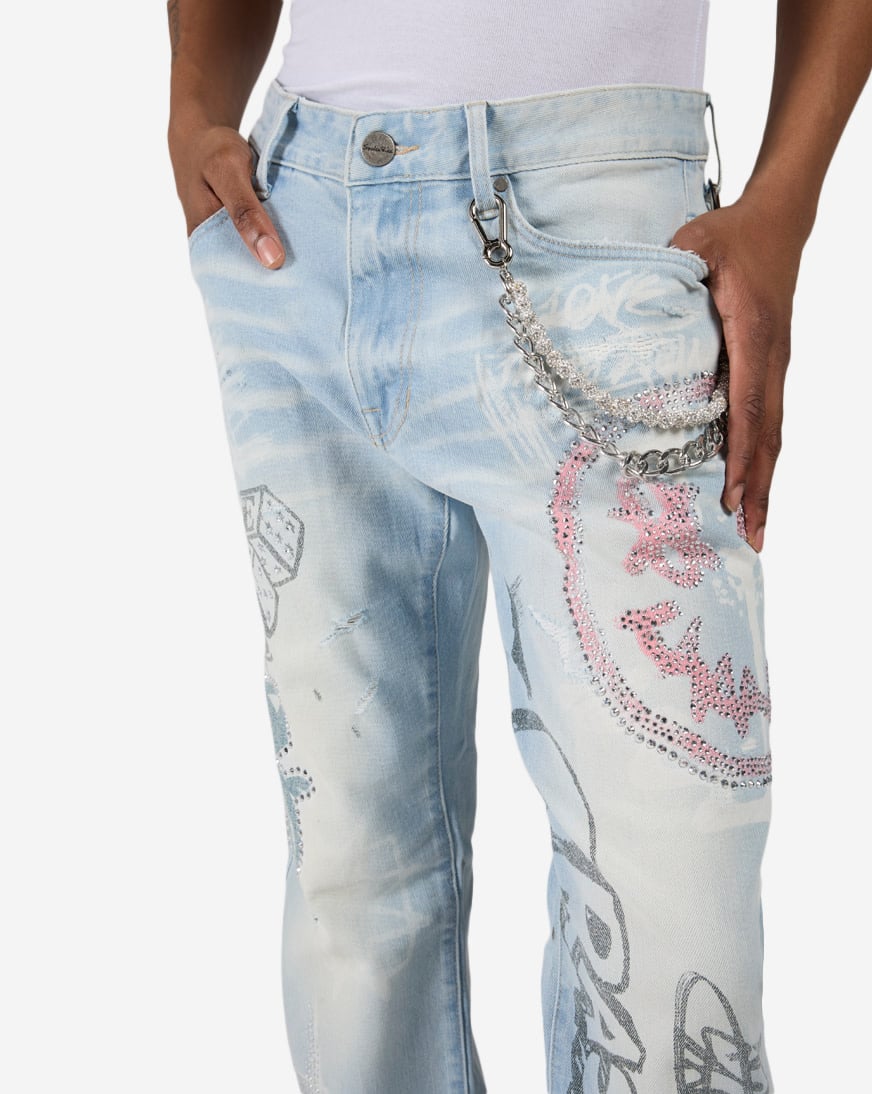 Smiley Doodle Jeans