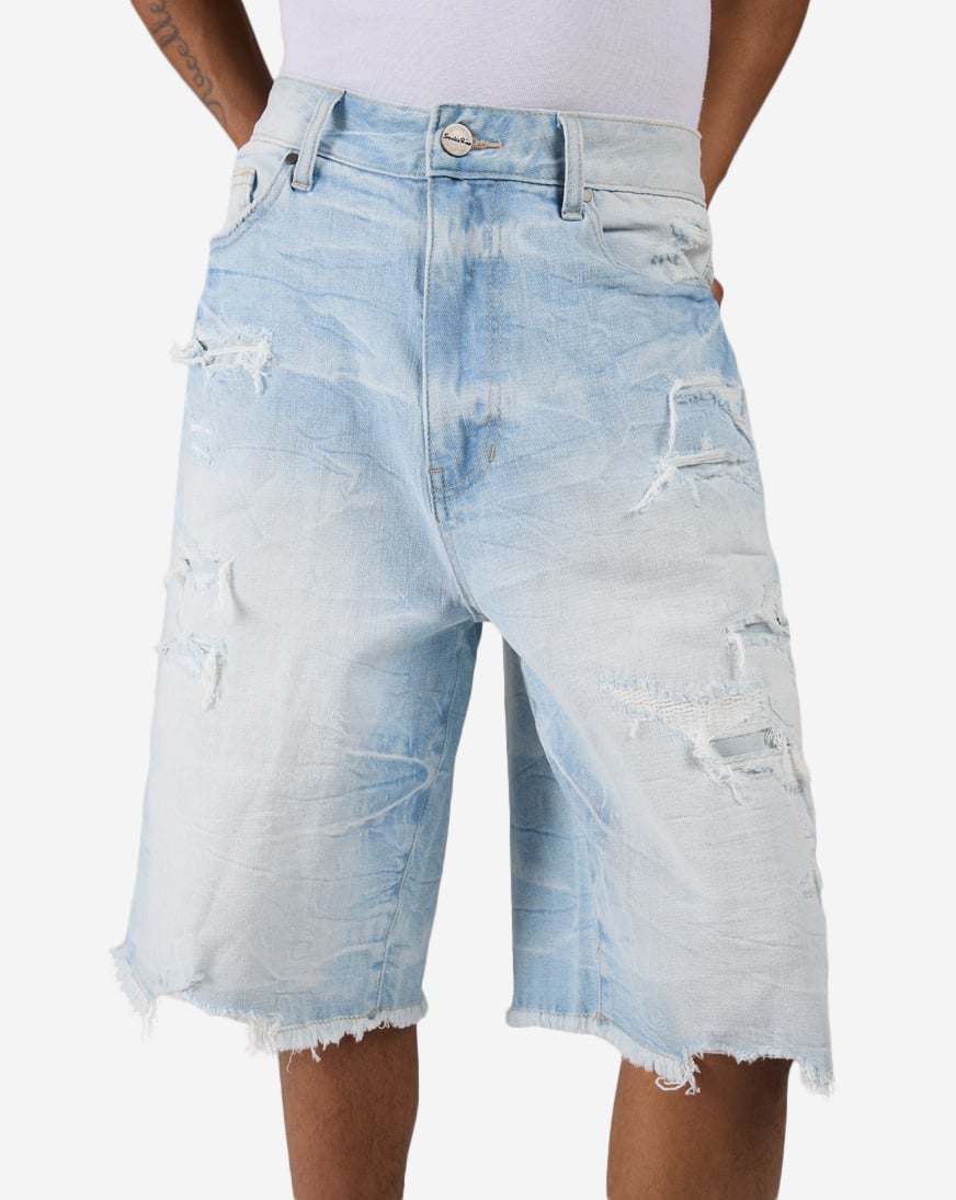 Skater Fit Denim Short