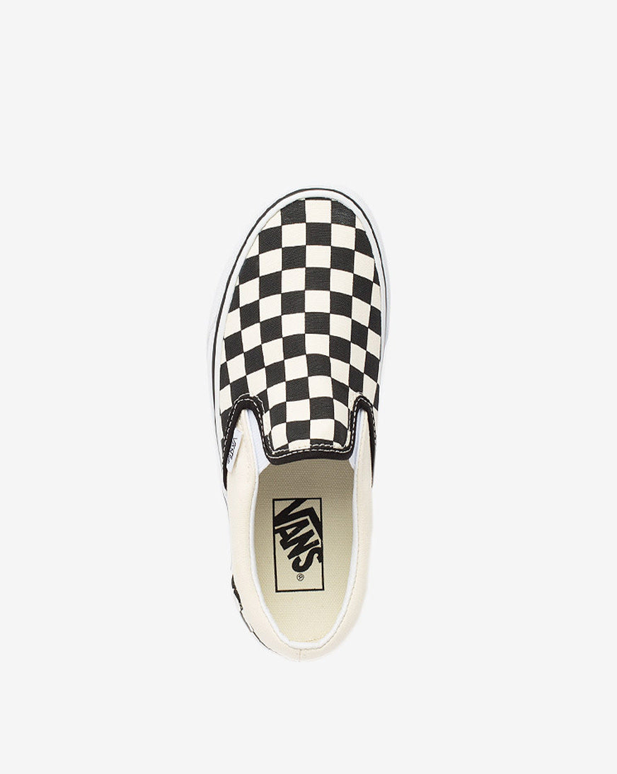 Grade School Checkerboard Classic Slip-On