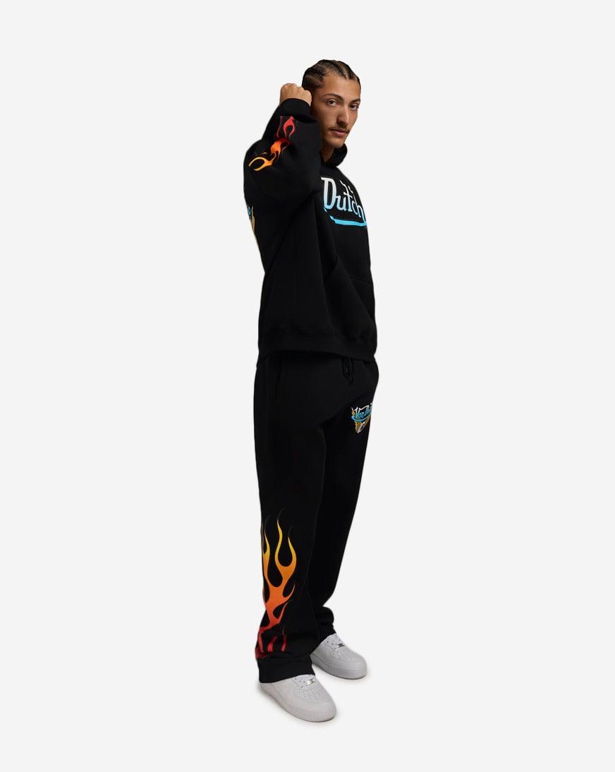 Flames Foil Fleece Pants