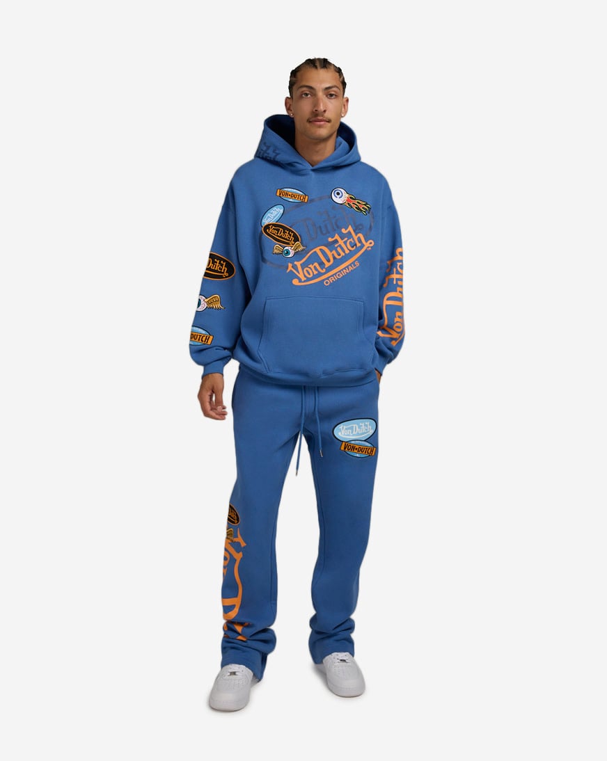 Embroidery Fleece Pants