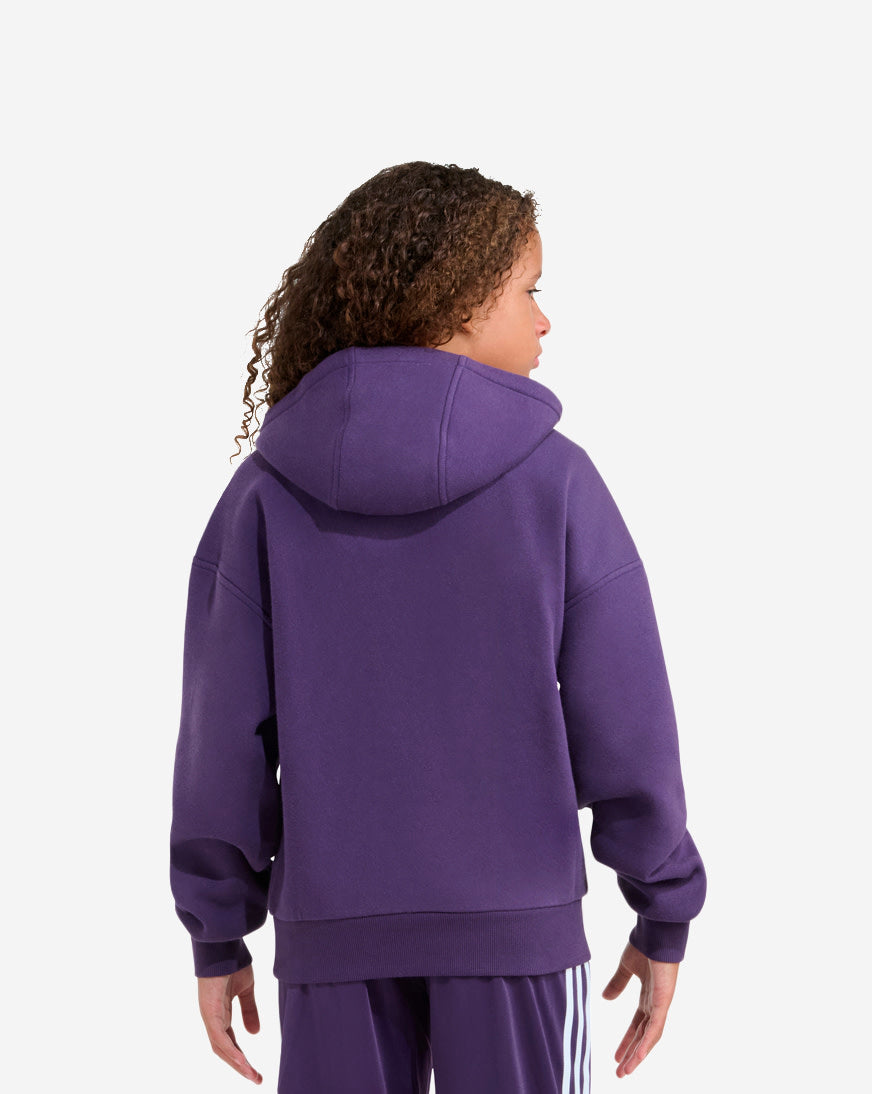 Kids' Silver Foil Logo Fleece Hoodie