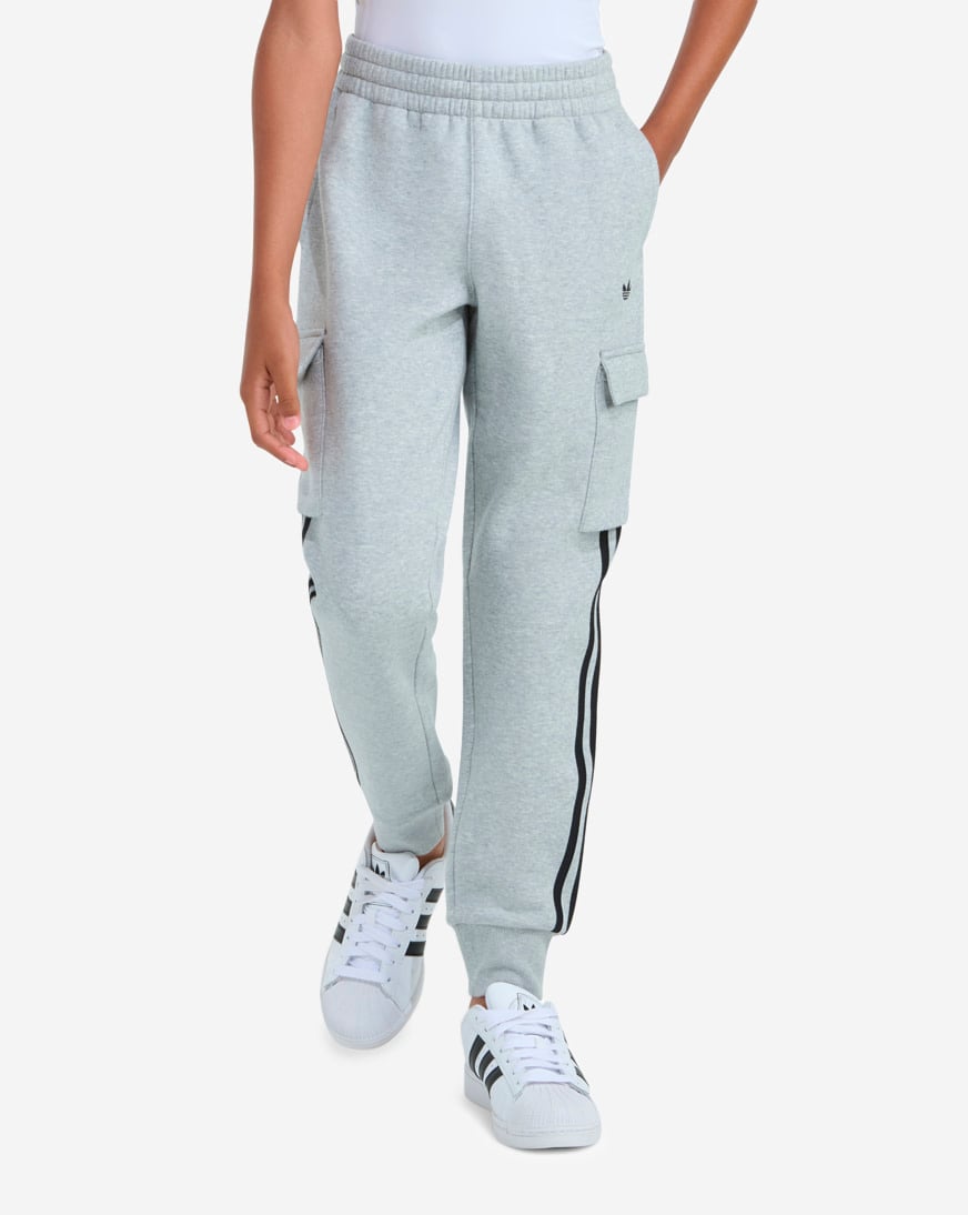 Kids' 3-Stripes Cargo Fleece Joggers