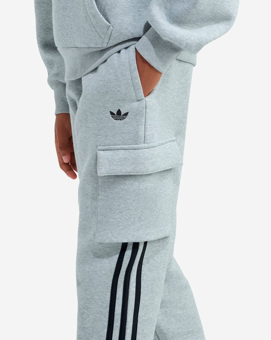 Kids' 3-Stripes Cargo Fleece Joggers