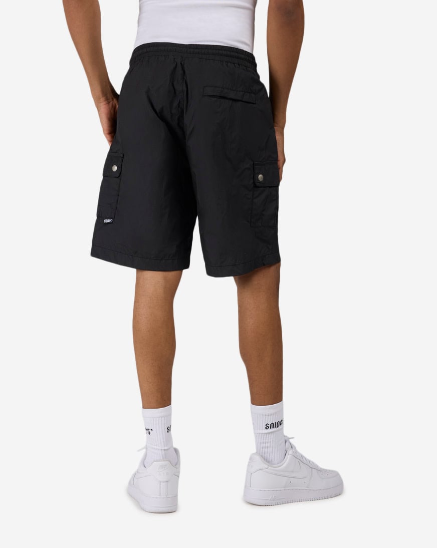 Waxed Nylon Shorts