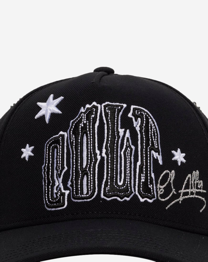 Cult x El Alfa Premium Paisley 5 Panel A Frame Trucker Hat