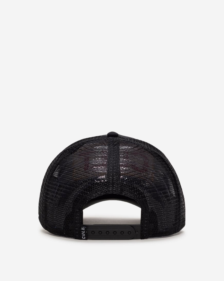 Logo Mesh Back Cult Racing Trucker Hat