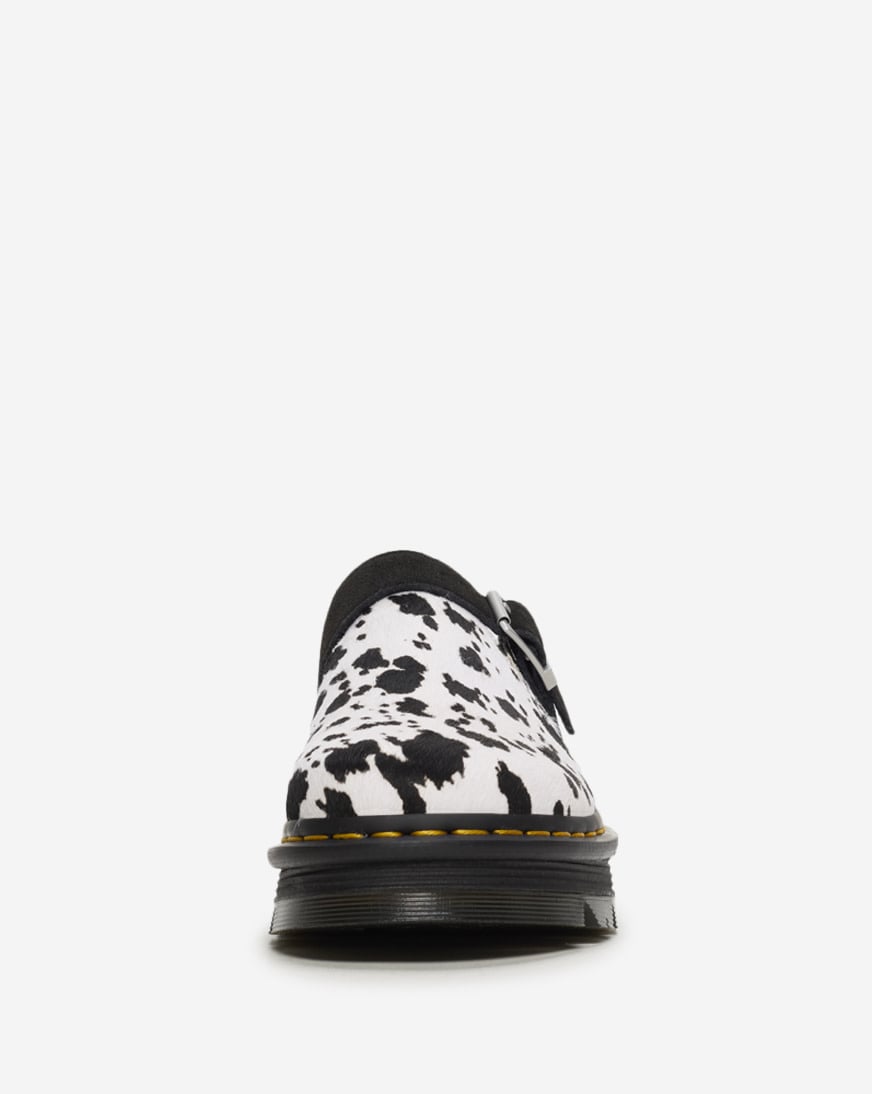 Zebzag Suede Slingback Platform Mules