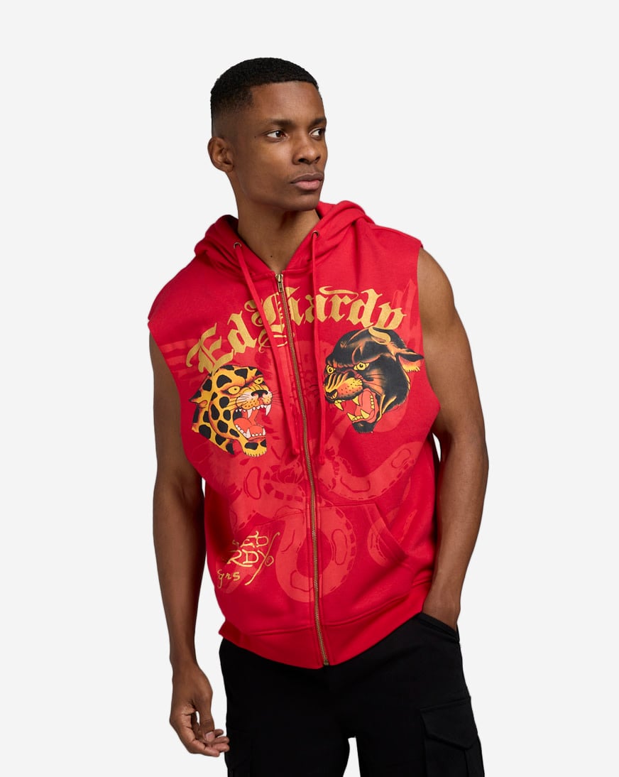 Panther Jaguar Sleeveless Hoodie
