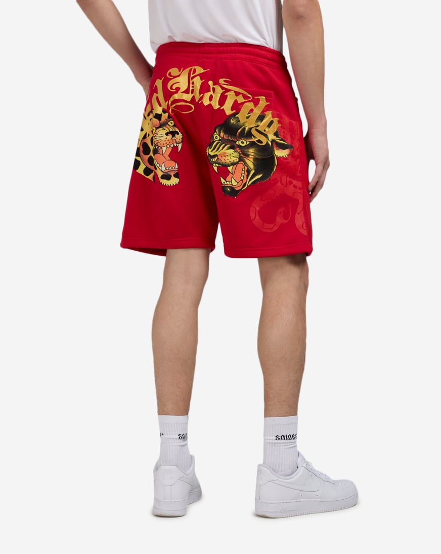 Panther Jaguar Fleece Shorts