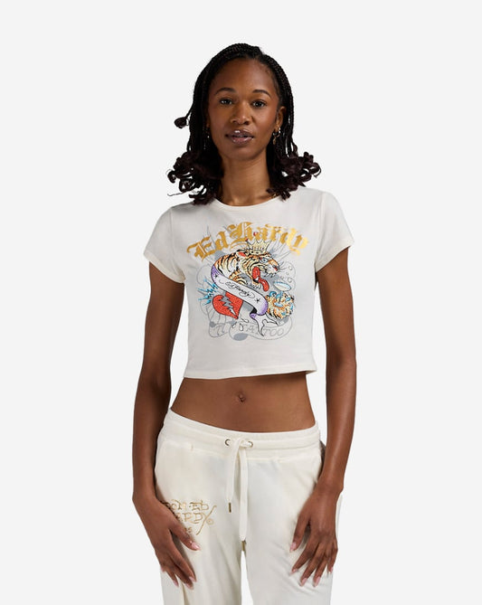 Tiger Crown Rhinestone Baby Tee