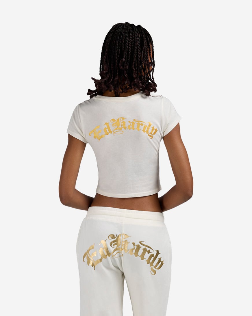 Tiger Crown Rhinestone Baby Tee