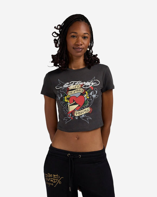 Heart Sword Baby Tee