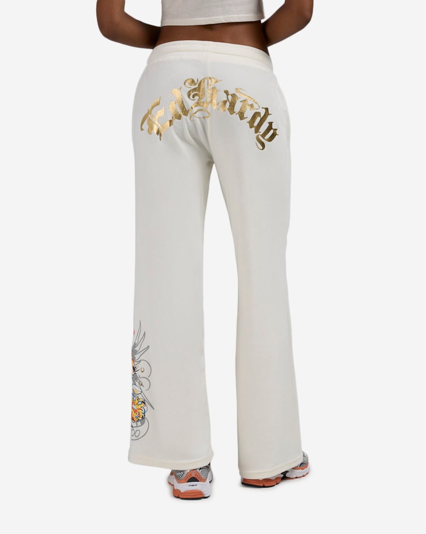 Tiger Crown Velour Pants