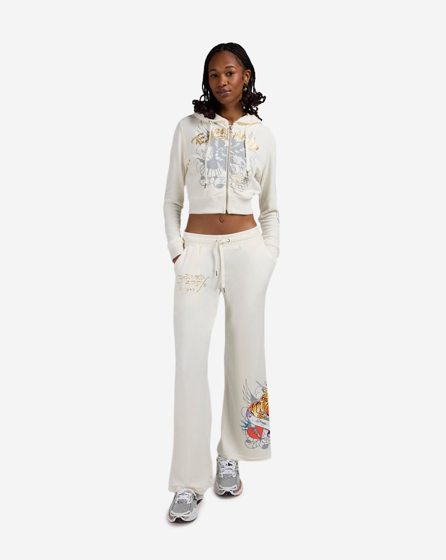 Tiger Crown Velour Pants