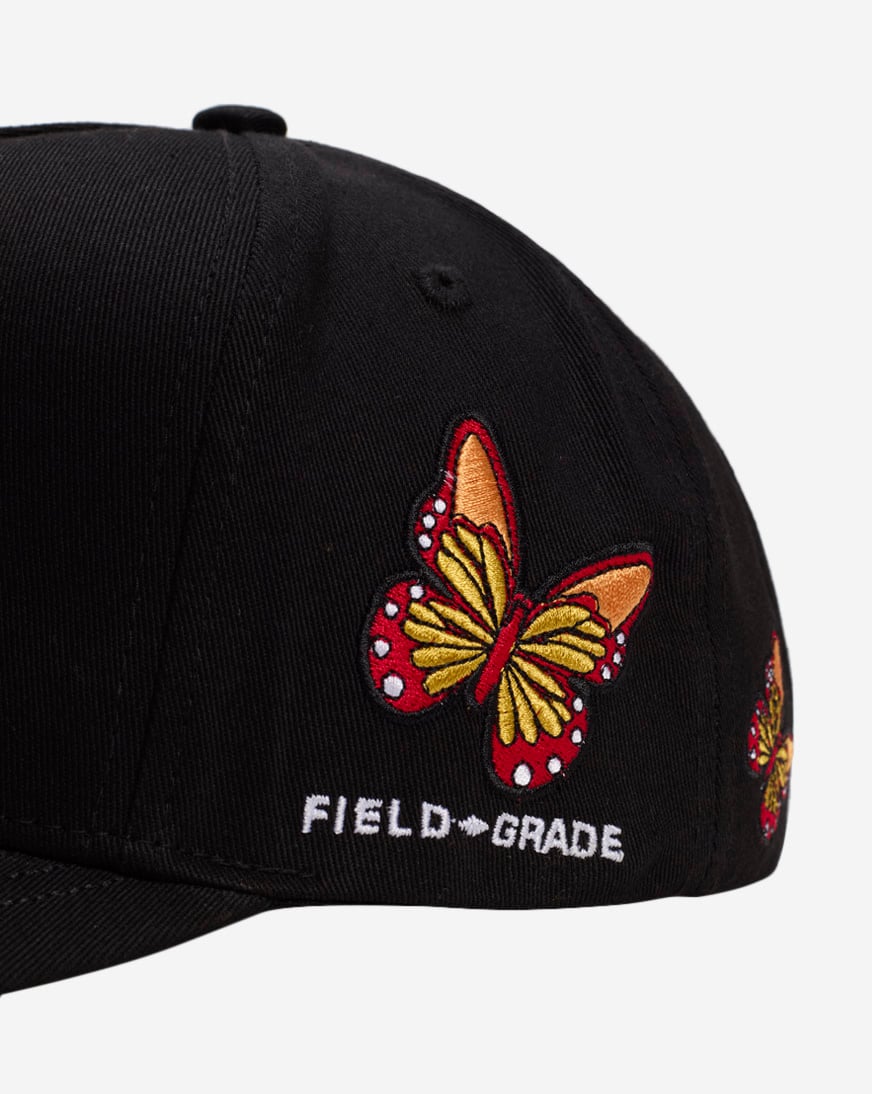 No F Given Floral Twill Trucker Hat