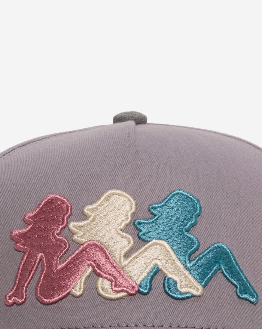 Girls Girls Girls Twill Suede Trucker Hat