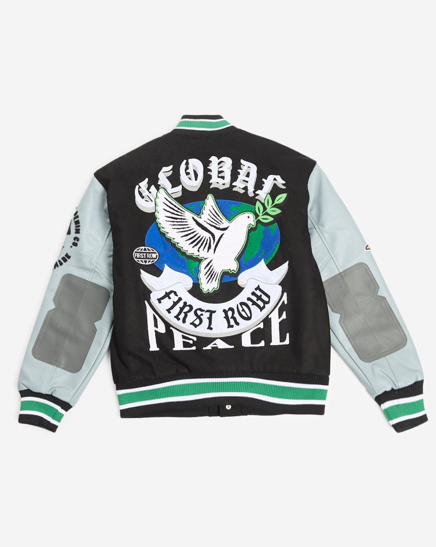 Kids' Peace Varsity Jacket