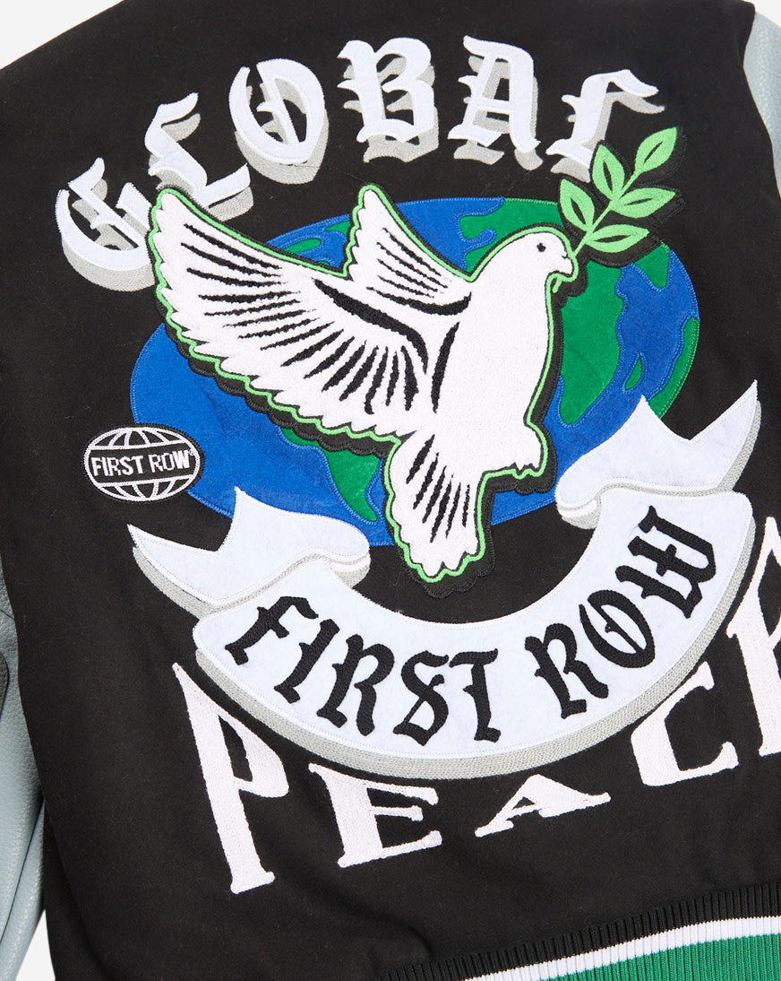 Kids' Peace Varsity Jacket