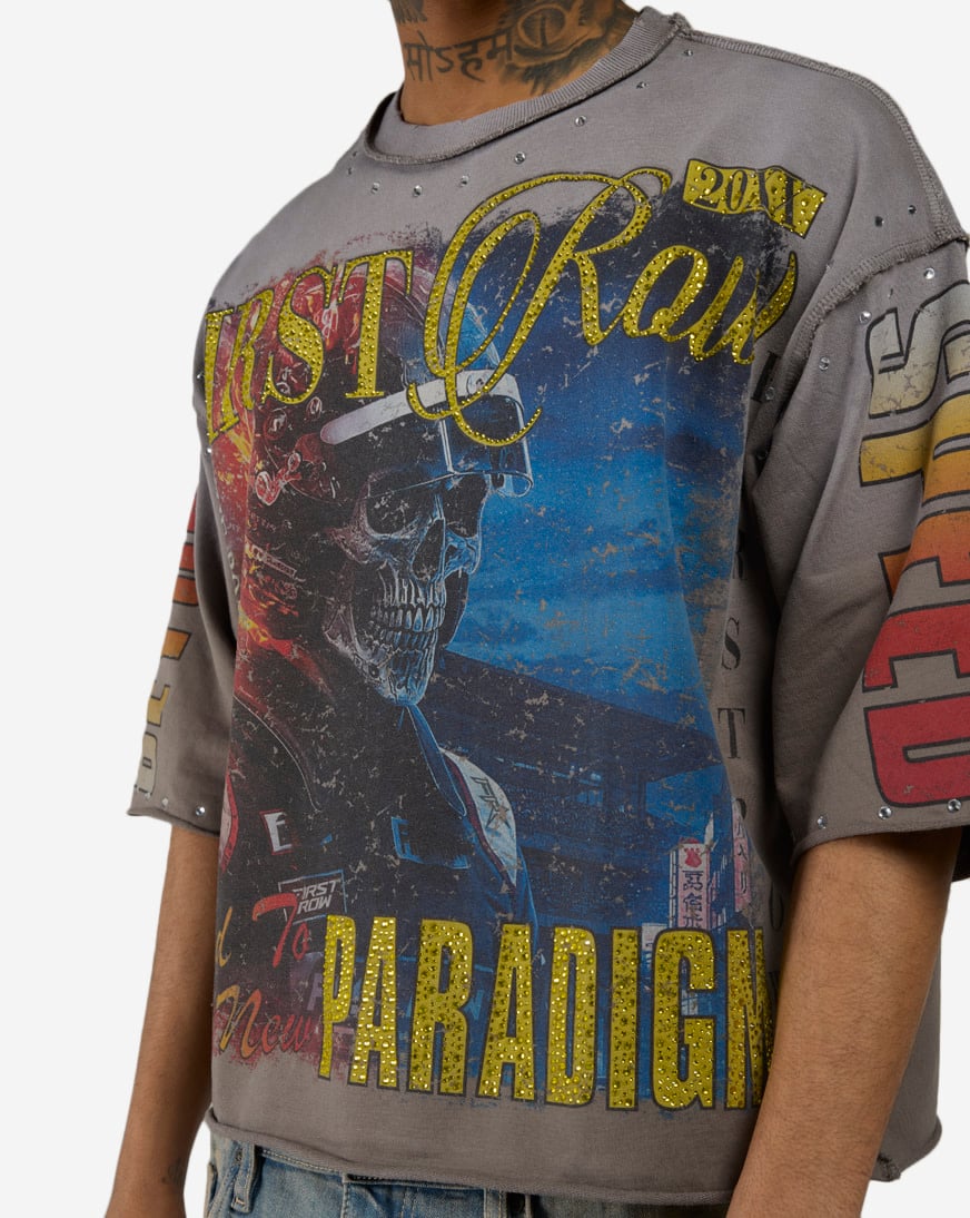 Beyond Skeleton Mini Terry Cropped Tee