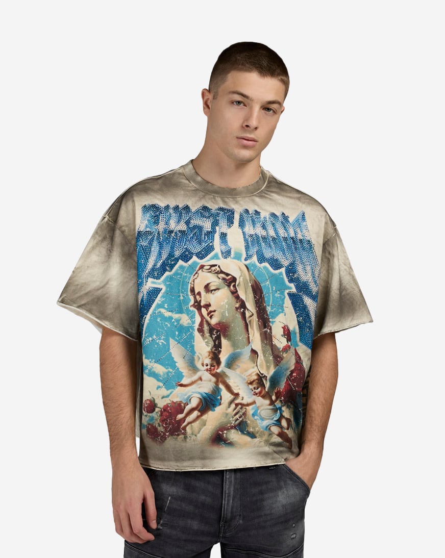 Sacred Vow Angel Cropped Tee