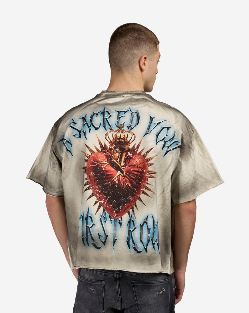 Sacred Vow Angel Cropped Tee