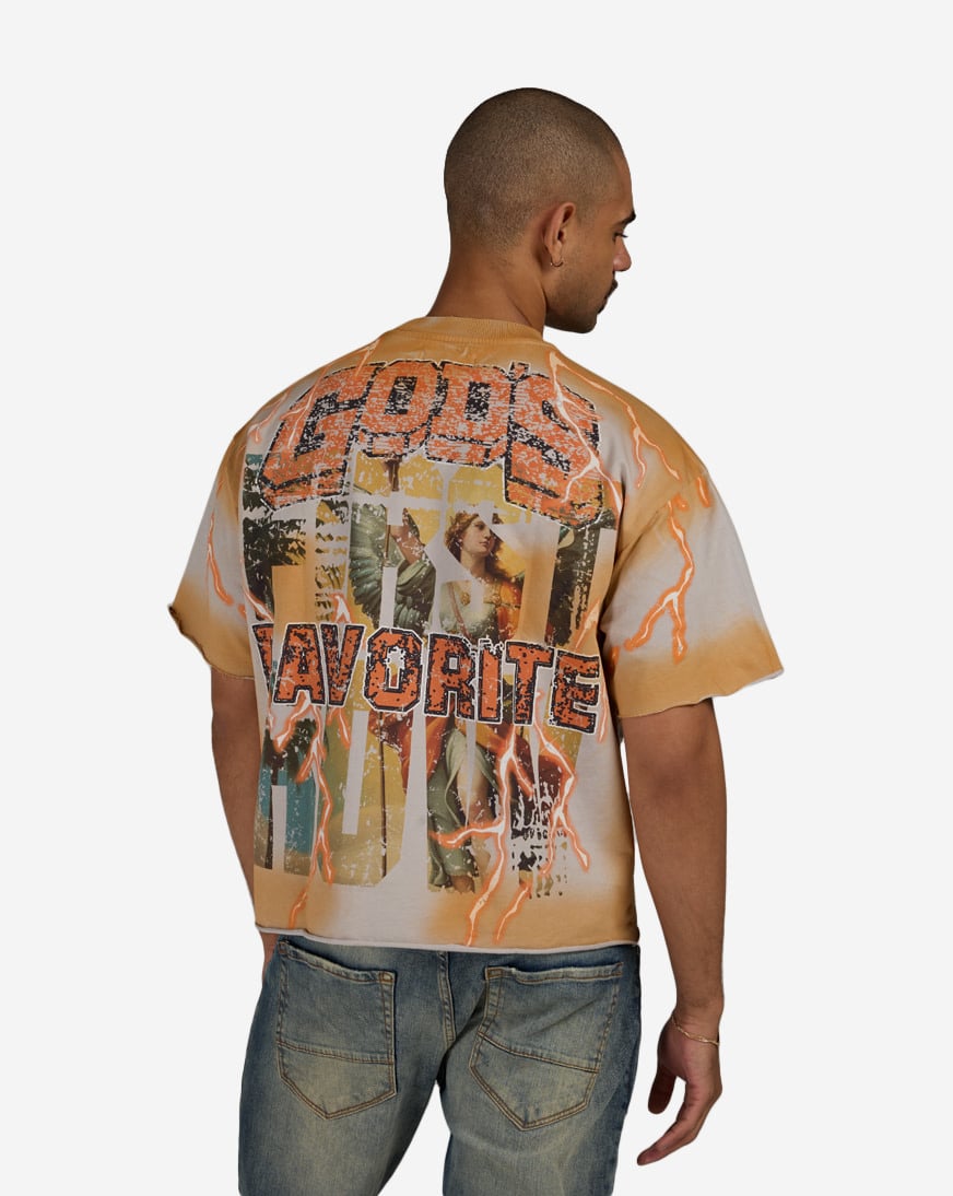 God's Favorite Cropped Terry Tee
