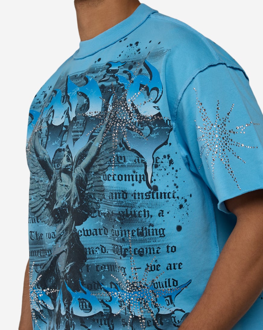 Fallen Guardian Cropped Terry Tee