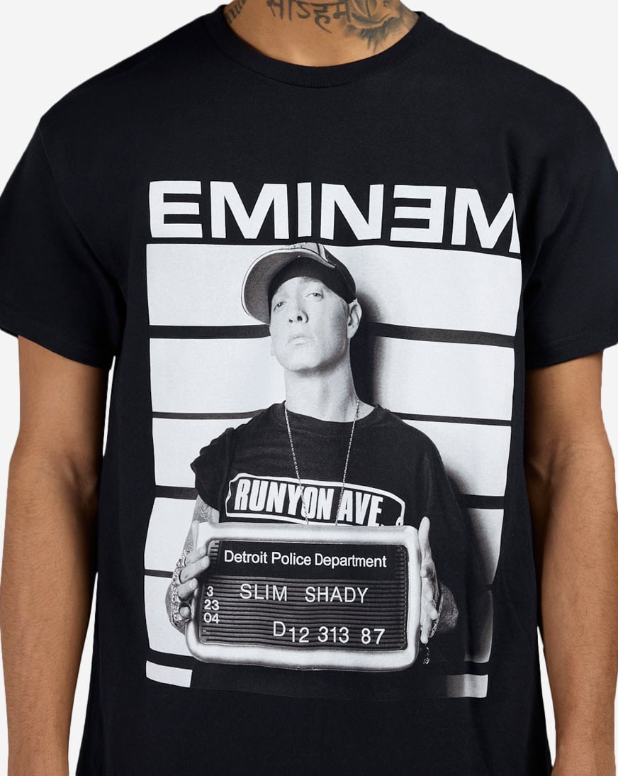 Eminem Slim Shady Mugshot Tee