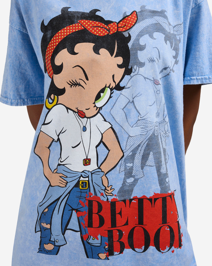 Betty Boop Wink Headband Tee