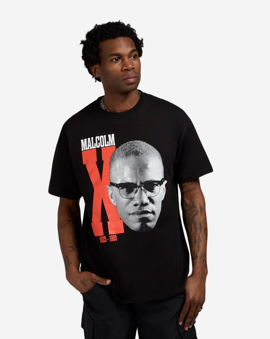 Big Malcom X Face Tee