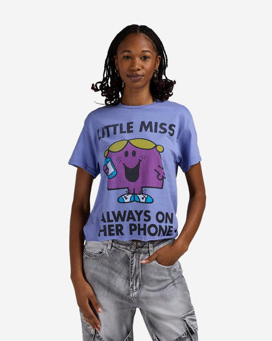 Little Miss Phone Cropped Tee