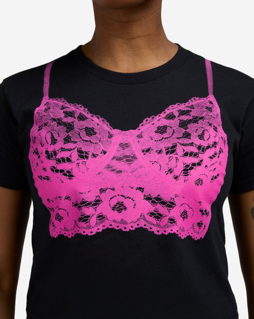 Lace Bralette Tee