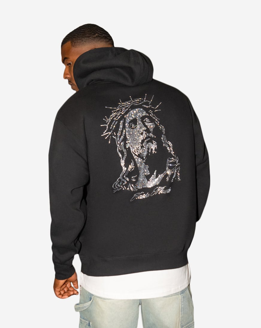 Jesus Rhinestone HW Hoodie