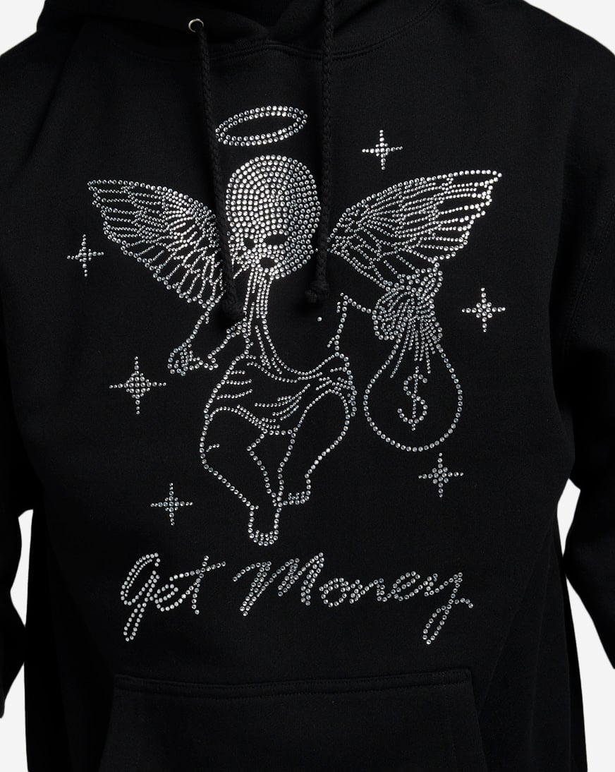 Get Money Rhinestone Hoodie