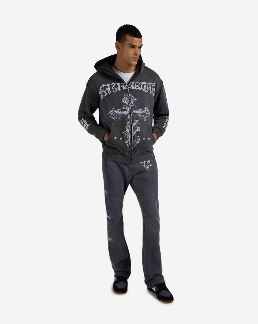 Muerte Cross Full Zip Hoodie