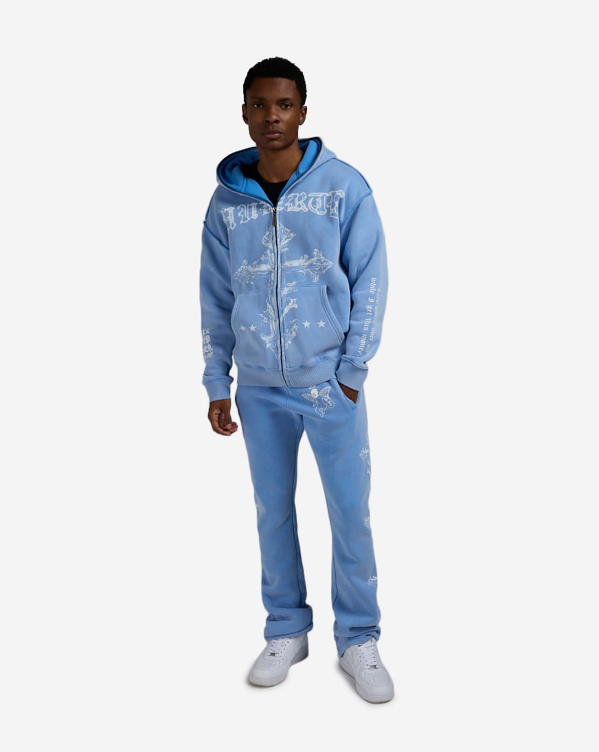 Muerte Cross Full Zip Hoodie