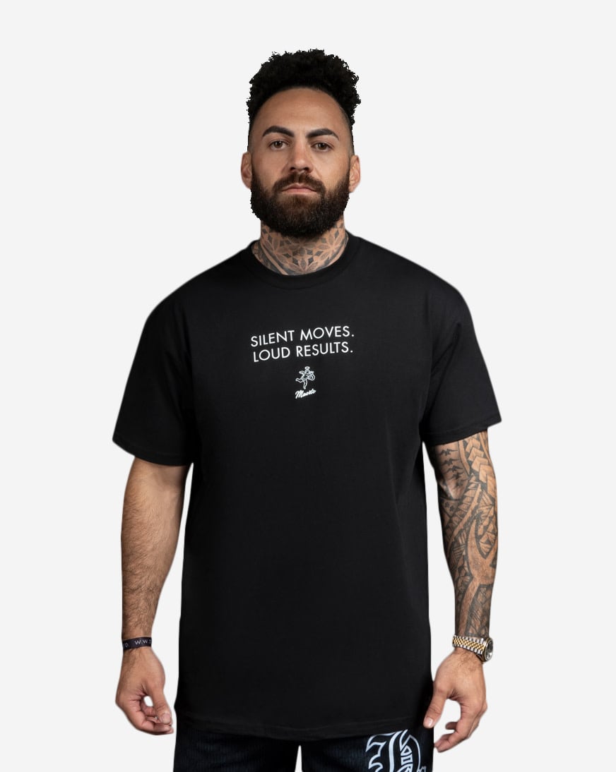 QT Silent Moves Loud Results Tee