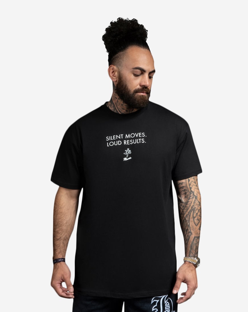 QT Silent Moves Loud Results Tee