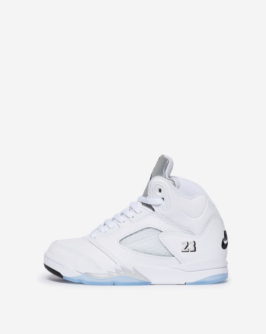 Little Kids' Air Jordan 5 Retro OG "White Metallic"