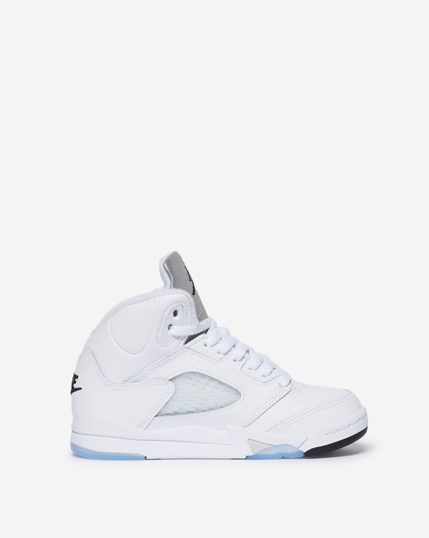 Little Kids' Air Jordan 5 Retro OG "White Metallic"