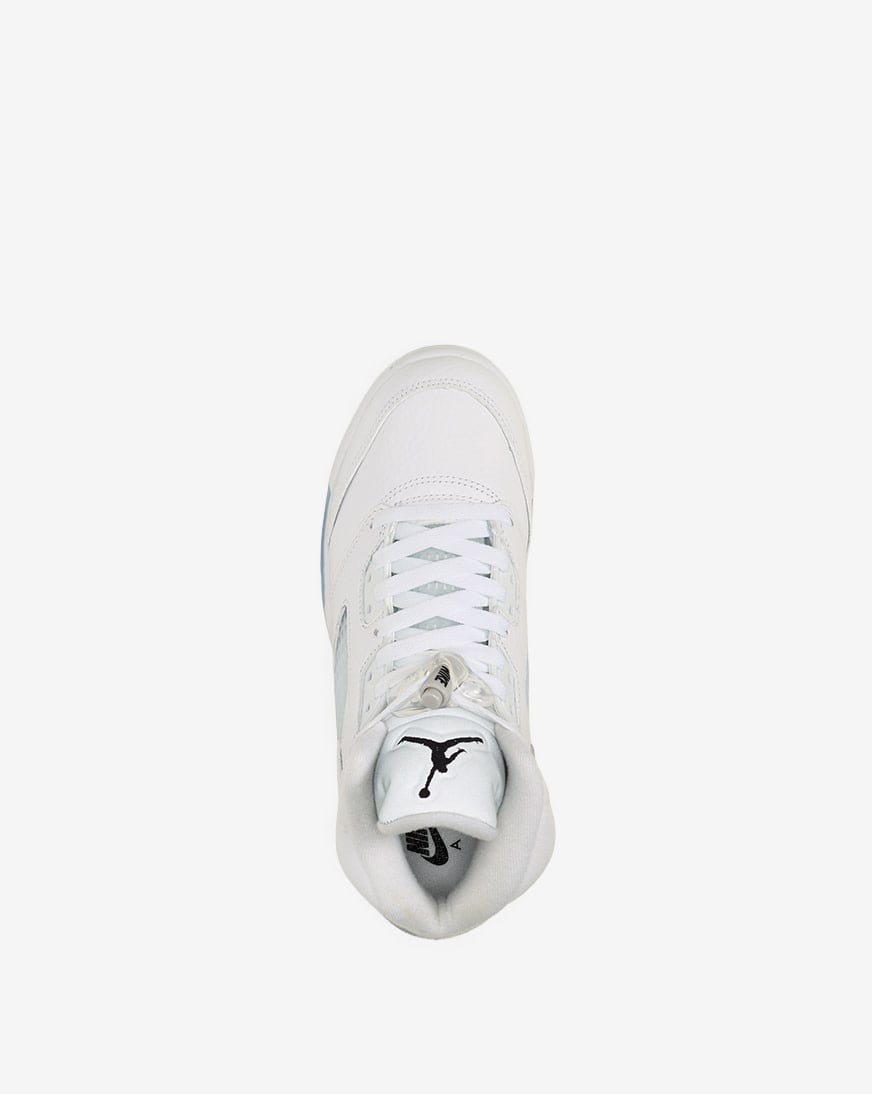 Big Kids' Air Jordan 5 Retro OG "White Metallic"